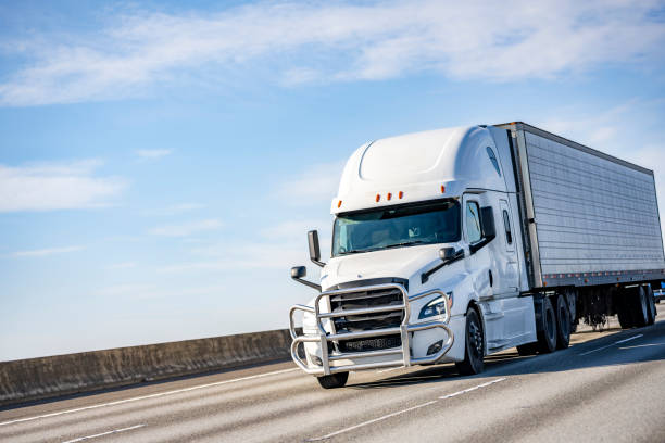 Starport truck hauling on the highway